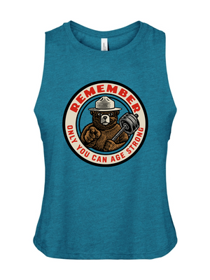 Only You Can Age Strong Women's Crop Tank