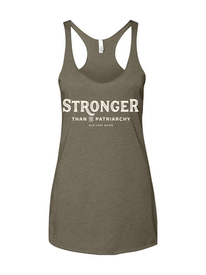 Stronger Than The Patriarchy Racerback Tank