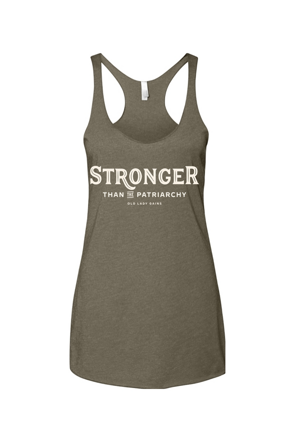 Stronger Than The Patriarchy Racerback Tank