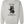 A light heather gray crewneck sweatshirt featuring a black graphic of a cartoon creature playing a double bass, with the text 'It's Fine. I'm Fine.