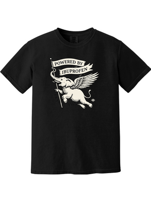 Powered by Ibuprofen 100% Cotton T-Shirt