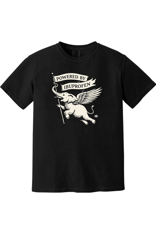 Powered by Ibuprofen 100% Cotton T-Shirt