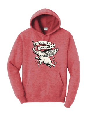 Powered by Ibuprofen Hooded Sweatshirt