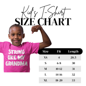 Strong Mamas Raise Strong Kids Youth T-Shirt – Comfortable & Durable Fabric