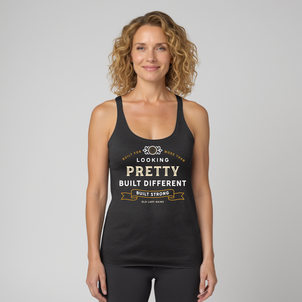 Built Different Women's Racerback Tank