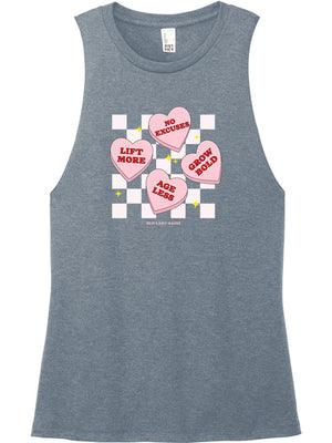 Candy Hearts Muscle Tank