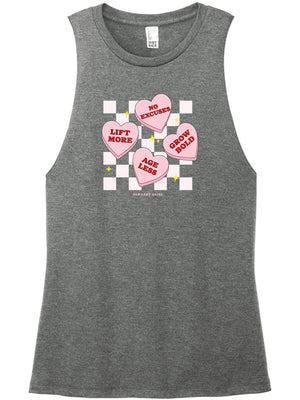 Candy Hearts Muscle Tank