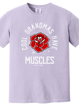 Cool Grandmas Have Muscles 100% Cotton T-Shirt