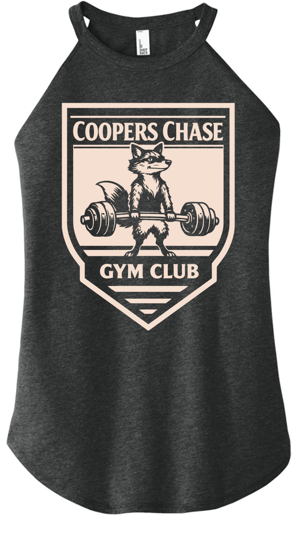 Coopers Chase Gym Club Women Halter Tank