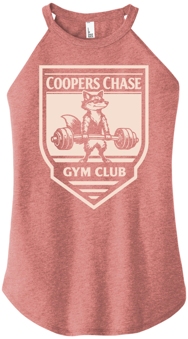 Coopers Chase Gym Club Women Halter Tank