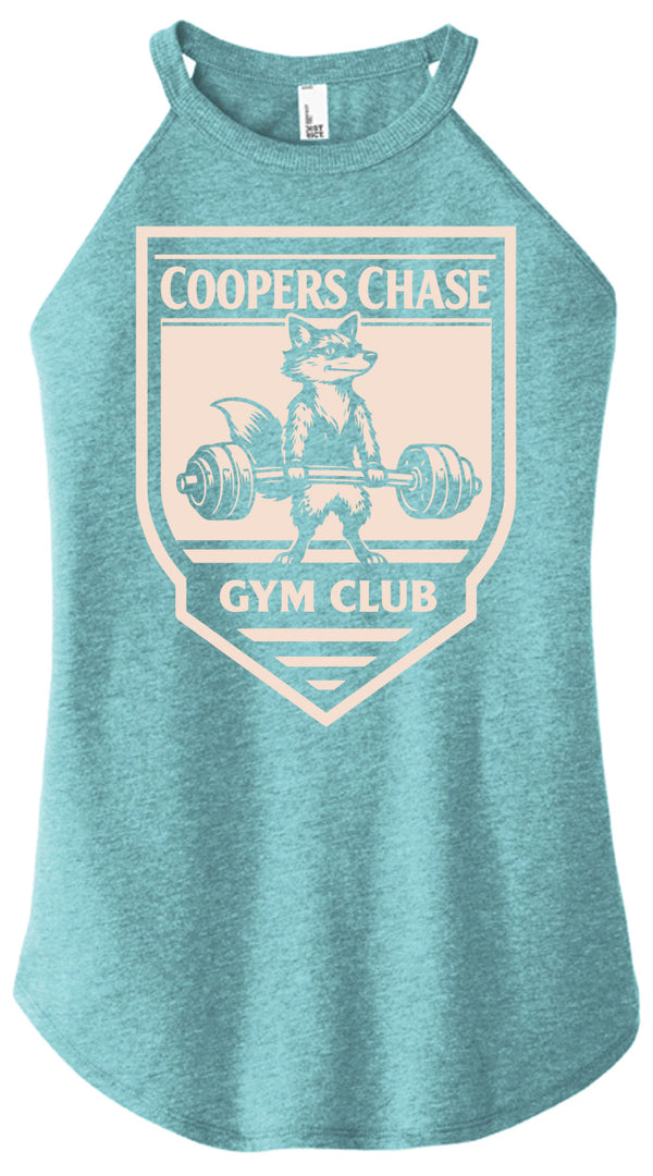 Coopers Chase Gym Club Women Halter Tank