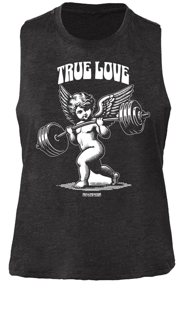 Cupid's Barbell Crop Tank