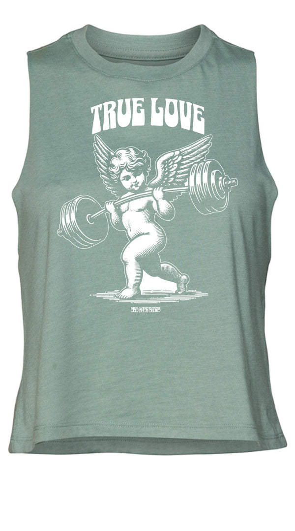 Cupid's Barbell Crop Tank