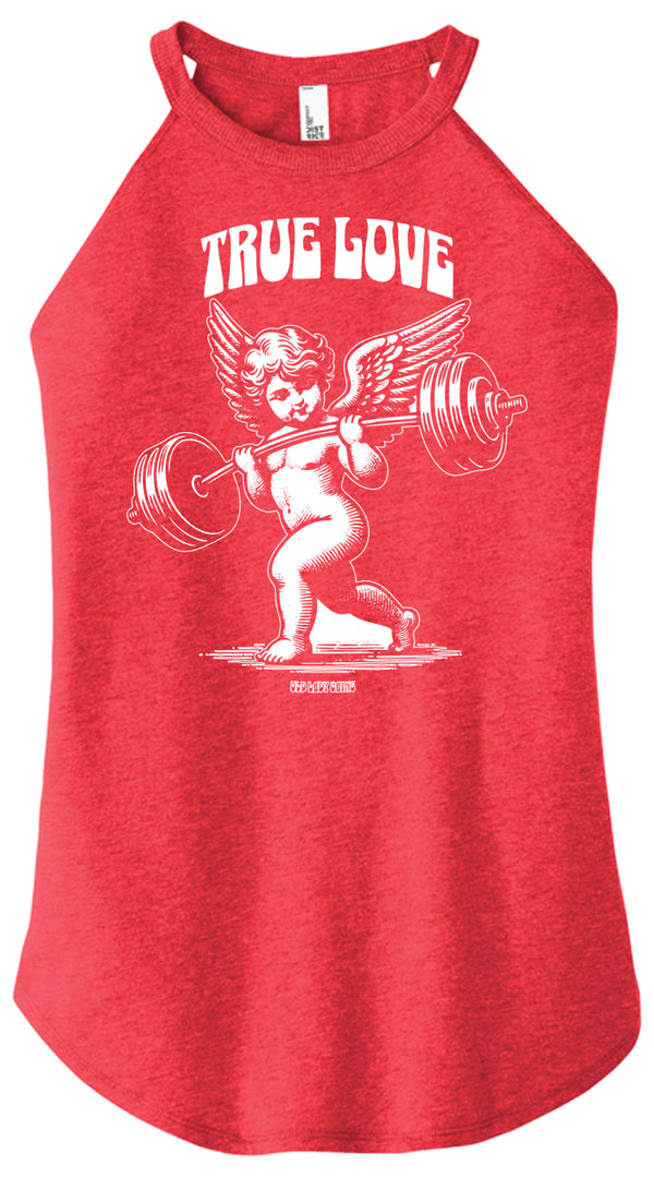 Cupid's Barbell Women Halter Tank