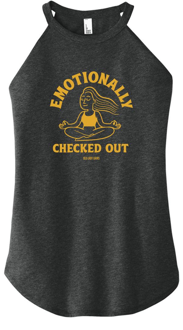 Emotionally Checked Out Women Halter Tank