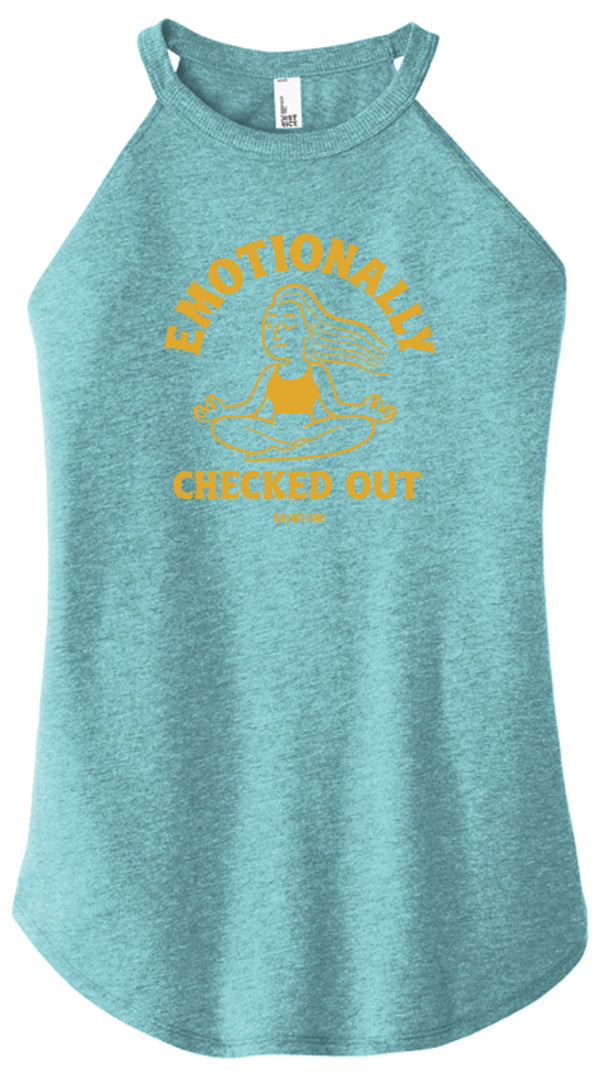 Emotionally Checked Out Women Halter Tank