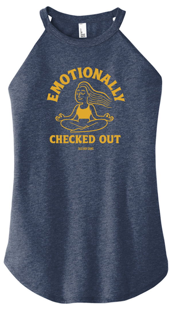 Emotionally Checked Out Women Halter Tank