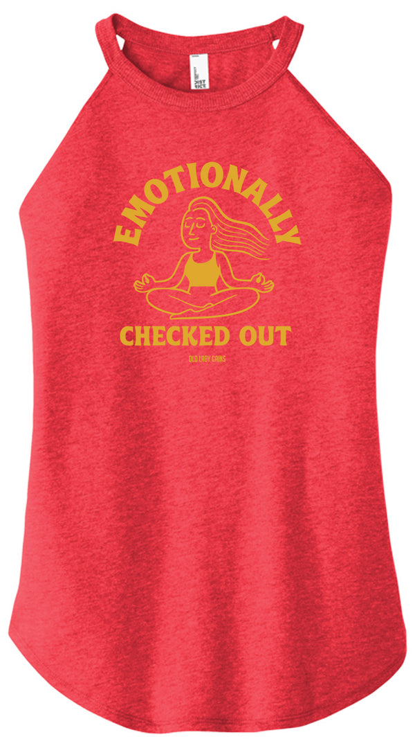 Emotionally Checked Out Women Halter Tank