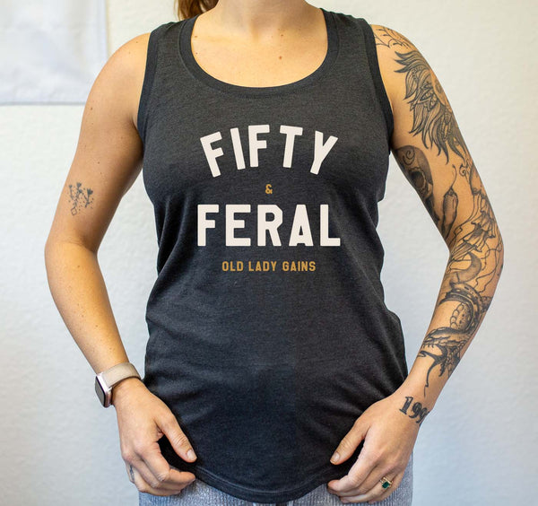 Fifty & Feral Racerback Tank