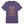Woman wearing a purple heathered t-shirt that reads Forget Young I want to look powerful & vaguely threatening with a snake and roses on it.