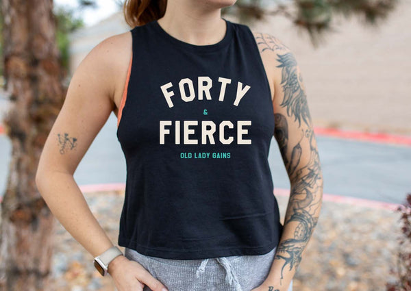 Forty & Fierce Crop Tank
