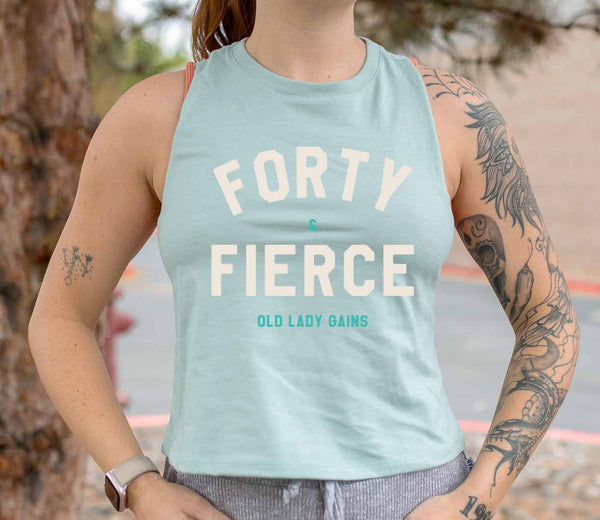 Forty & Fierce Crop Tank