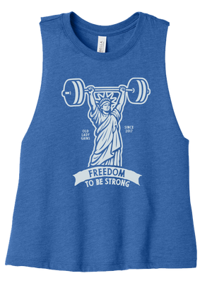 Freedom to be Strong Crop Tank