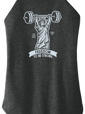 Freedom to be Strong Women Halter Tank