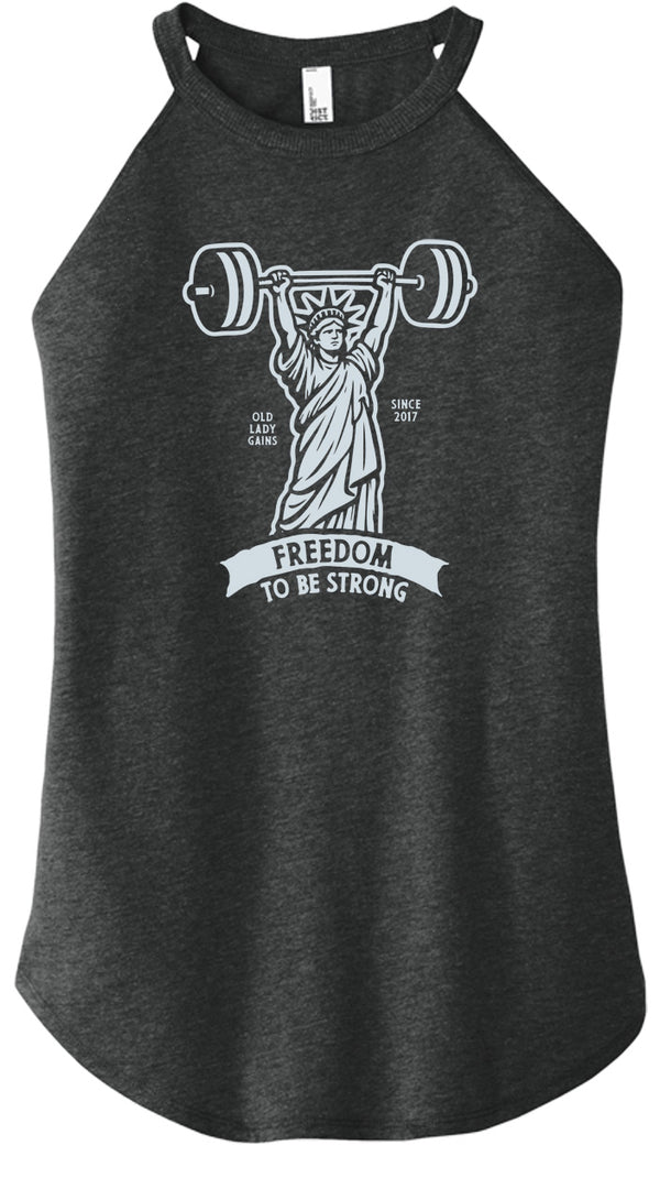 Freedom to be Strong Women Halter Tank