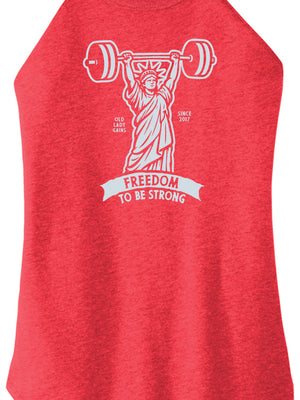 Freedom to be Strong Women Halter Tank