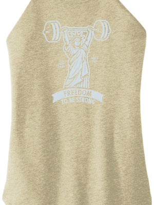 Freedom to be Strong Women Halter Tank