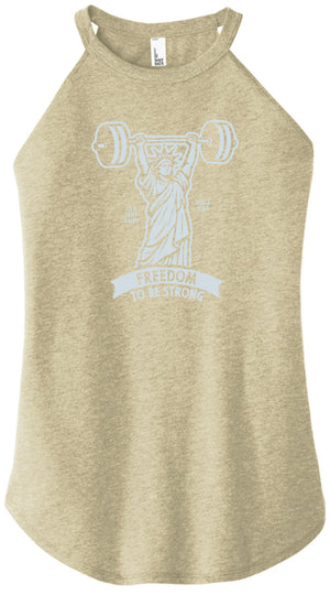 Freedom to be Strong Women Halter Tank