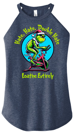Hate Hate Double Hate Women Halter Tank