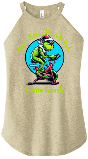 Hate Hate Double Hate Women Halter Tank