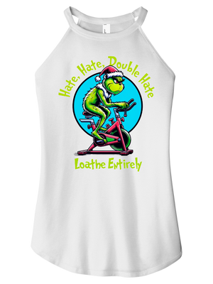 Hate Hate Double Hate Women Halter Tank