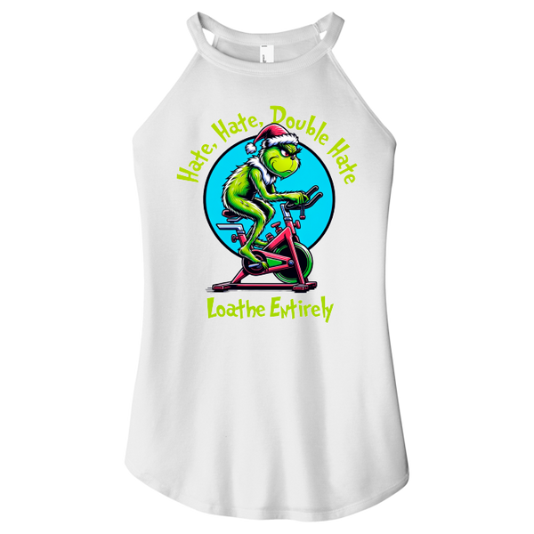 Hate Hate Double Hate Women Halter Tank