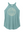 Teal tank top with 'Lift More Weights' graphic on a white background