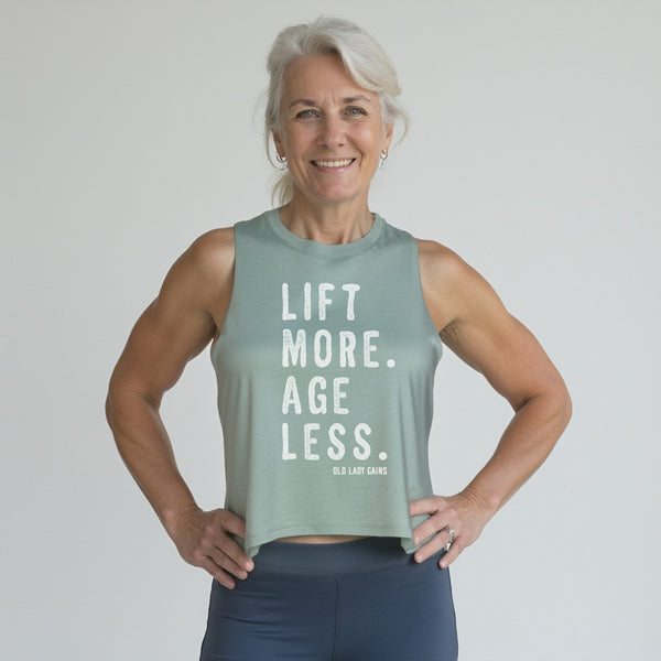 Lift More Age Less - Crop Tank