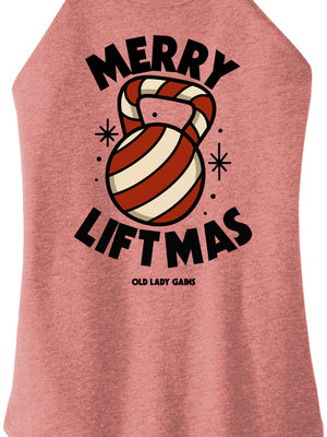 Merry Liftmas Women Halter Tank