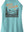 Teal tank top that says Never Outgrow Playing Outside on a white background