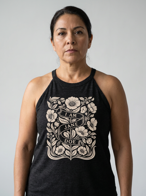 I Am Jane Doe Women's Halter Tank