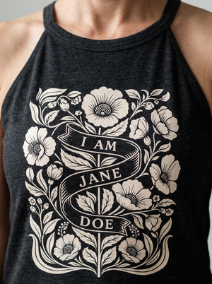 I Am Jane Doe Women's Halter Tank