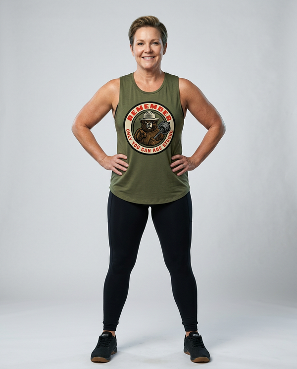 Only You can Age Strong Women's Muscle Tank