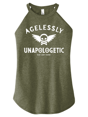 Agelessly Unapologetic Halter Tank