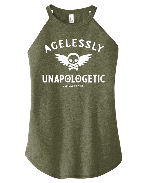 Agelessly Unapologetic Halter Tank