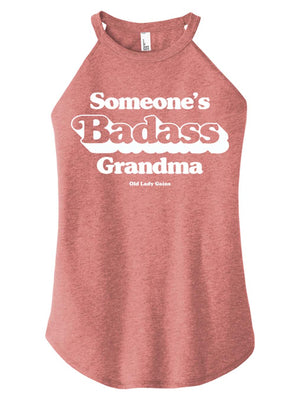 Someones Badass Grandma Halter Tank
