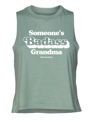Someones Badass Grandma Crop Tank