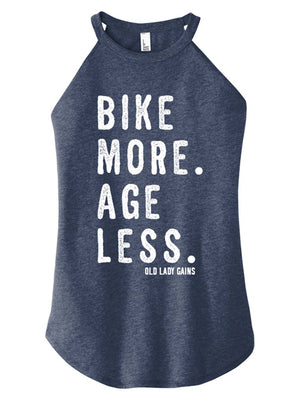 Bike More Age Less Halter Tank