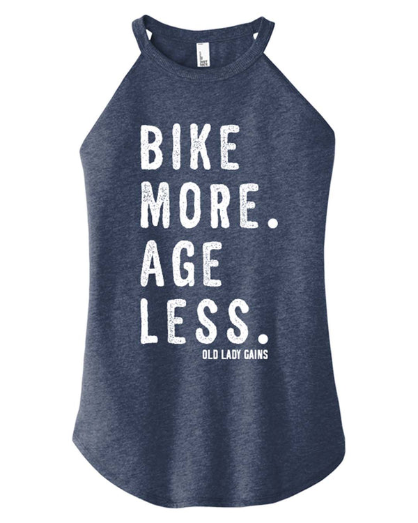 Bike More Age Less Halter Tank