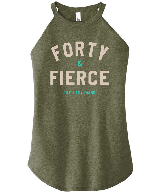 Forty & Fierce Halter Tank